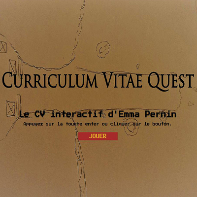 Popup Curriculum Vitae Quest